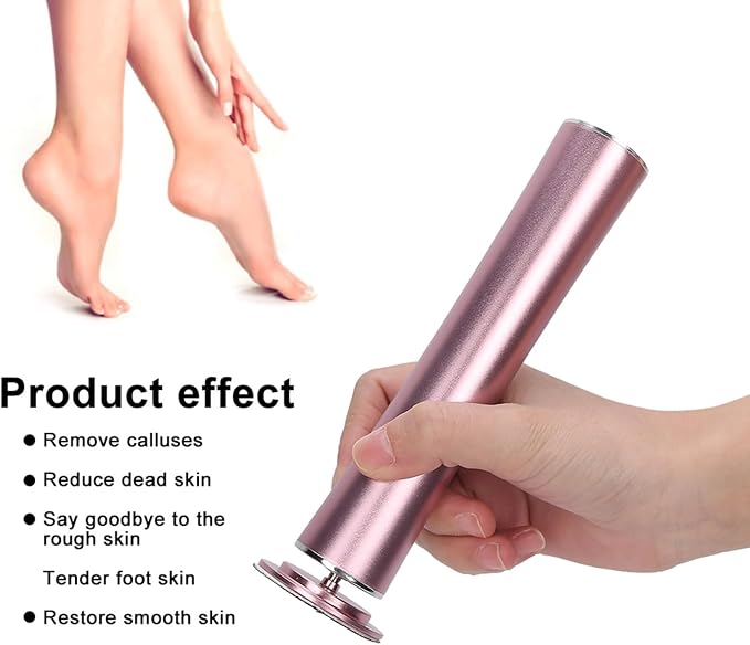 MAVIS LAVEN Automatic Callus Remover Foot File Pedicure Tool with Replaceable Grinding Discs for Healthier Feet