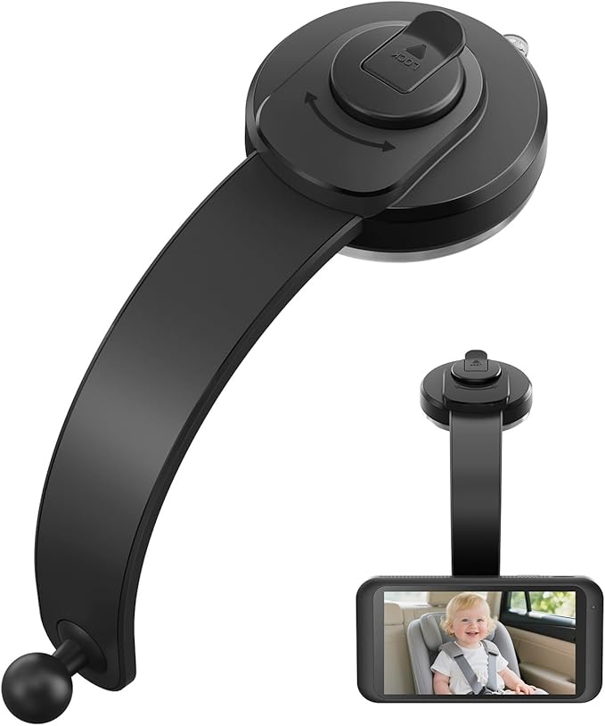 BV3PRO Baby Car Camera + Dashboard Arm Mount Bundle | Unobstructed Rearview Package