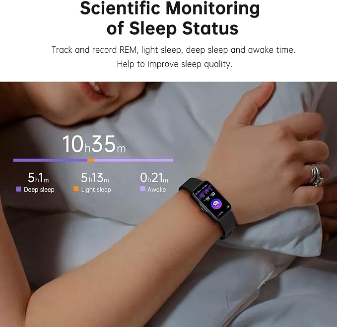 Health Fitness Tracker, Smart Watch with 24/7 Heart Rate and Blood Oxy-gen Monitor, Sleep Tracker with IP68 Waterproof, Activity Tracker Pedometer Step Counter for Women Men