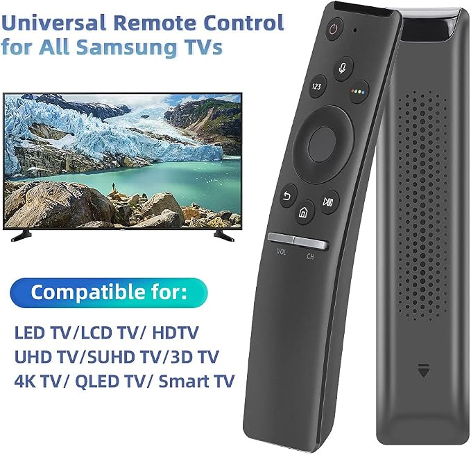 for Samsung-Smart-TV-Remote-Control-Replacement, Compatible with All Samsung Smart TVs with Voice Function (BN59-01266A)