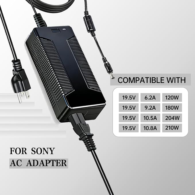 for Sony Tv Power Supply 19.5V Compatible with Sony Bravia TV Models X900E, XBR-55X900E, XBR-49X900E, KDL-55W800B