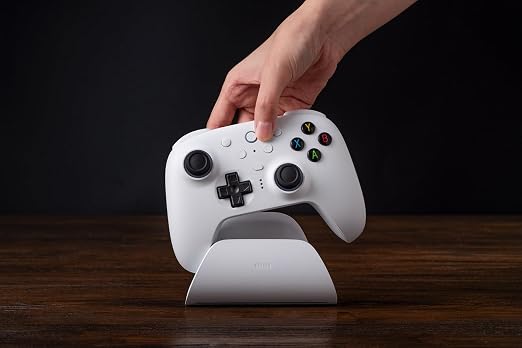 8BitDo Ultimate 2 Wireless Controller for Windows PC, Apple, Steam & Android, Gaming Controller with TMR Joysticks, Hall/Tactile Triggers, Motion Control, RGB Fire Ring, 1000Hz Polling Rate, Purple