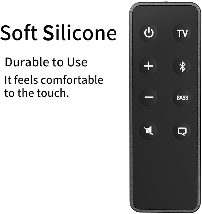 Replacement Remote Control for Bose Solo 5 10 15 Sound Bar, Compatible with Bose Solo 5 10 15 Series II TV Sound System 410376 418775 431974 845194 740928-1120 838309-1100 with CR2025 Battery