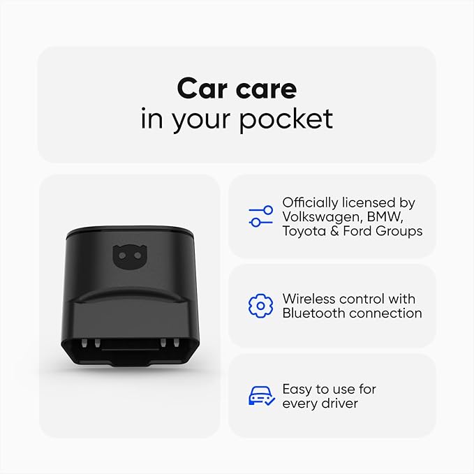 OBDeleven 3 Diagnostic Tool Scanner for Audi Seat Cupra Skoda Volkswagen BMW Mini Toyota Ford Mercedes-Benz (Android & iOS)