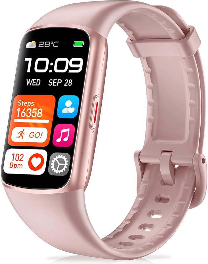 Fitness Tracker with 24/7 Heart Rate, Blood Oxygen, Sleep Tracker, 1.47''Waterproof Fitness Watch, Activity Tracker with Step Tracker for Women Men
