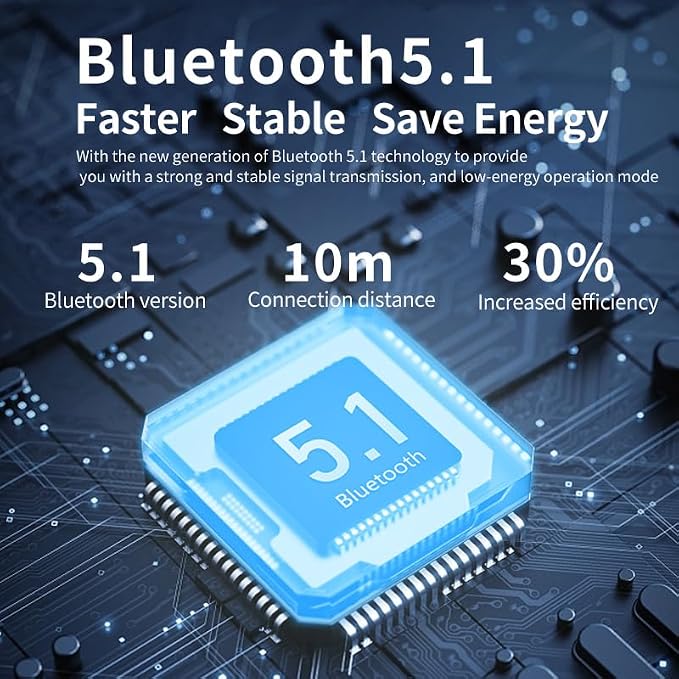 Multifunctional Wireless Charging Station with Bluetooth Speaker,Digital Alarm Clock,FM Radio,HD Display & Smart Noise-Cancelling Mic–Adjustable Brightness,Charge While Listening,BT510 White.