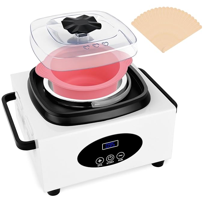 Digital Wax Warmer for Hair Removal, Yofuly Women Waxing Machine with 14oz Silicone Pot Liner, Professional Hard Wax Heater for Full Body Home Use