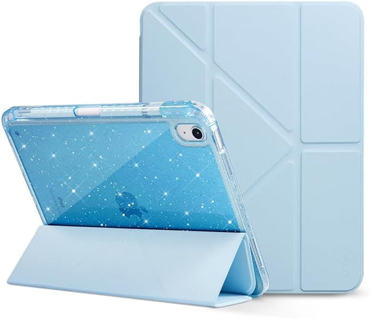 CoBak Case for iPad (A16) 11th Generation 11 Inch 2025, iPad 10th Generation 10.9 Inch 2022 - Protective Cover with Multi-Angle Includes Portrait Stand, Pencil Holder and Auto Wake/Sleep, Blue