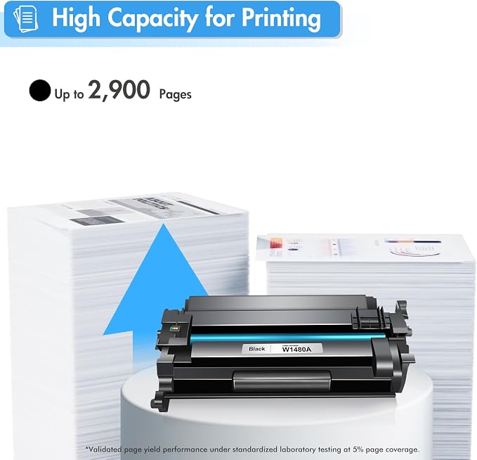 148A Toner Cartridge Black W1480A 4001n 4101fdw Compatible Replacement for HP148A 148X 148 W1480A W1480X for HP LaserJet Pro 4001n 4101fdw 4001dw 4001dn 4101fdn Printer Ink (with Chip) (2 Pack)