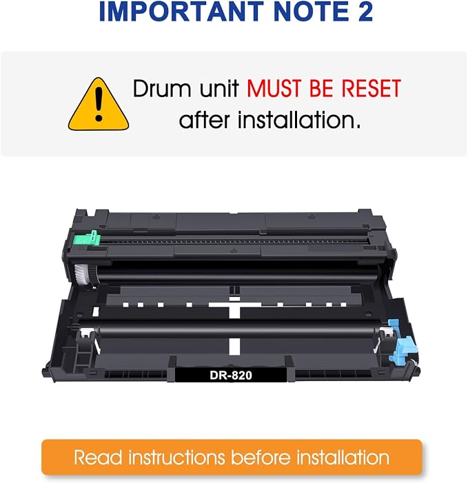 Toner Bank Compatible Unit Replacement for Brother DR820 DR-820 DR 820 Work for Brother HL-L6200DW MFC-L5850DW HLL6200DW MFC-L5900DW MFC-L5700DW HL-L5200DW MFC-L6800DW Printer-1 Pack