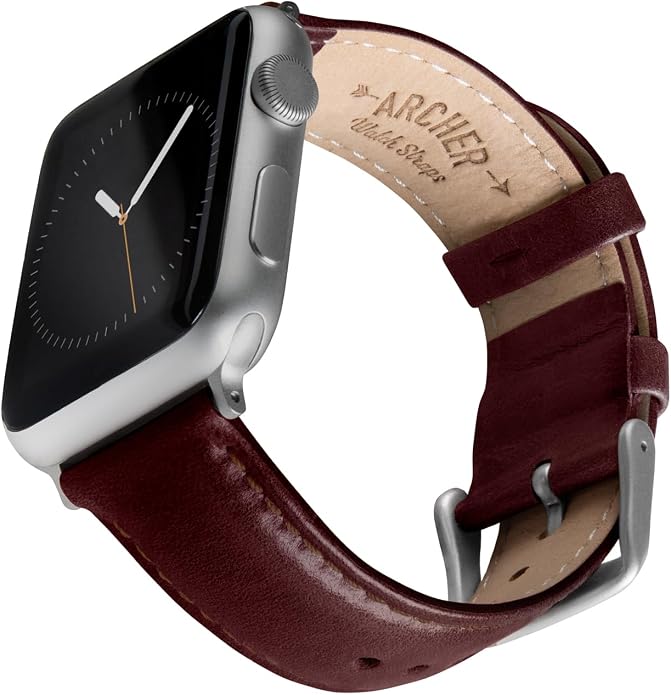 Archer Watch Straps - Top Grain Leather Watch Bands for Apple Watch