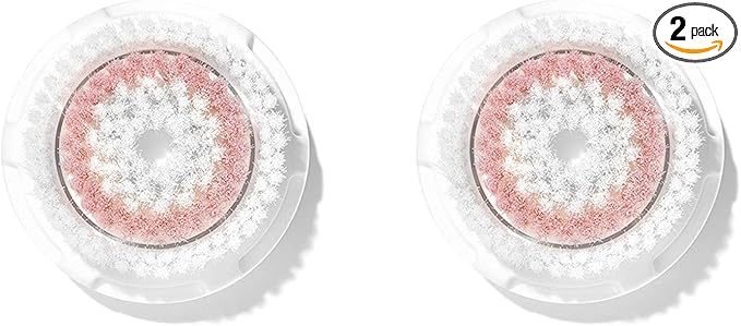 Brush Head Replacement Compatible with Clarisonic Mia 1, Mia 2, Mia Fit, 2 Pack, Radiance Facial Cleansing Brush Replacement Head