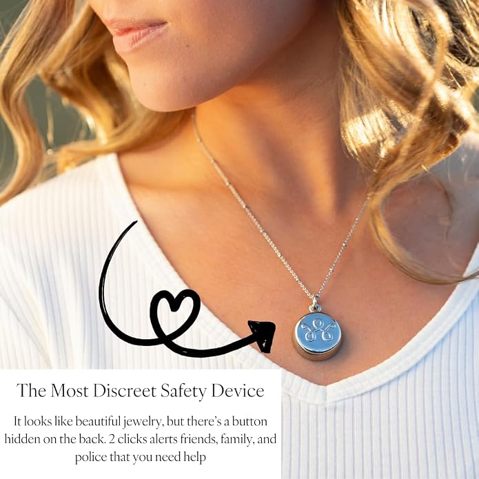 invisawear Smart Jewelry - Personal Safety Device - Necklace