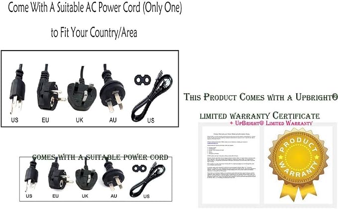 UpBright 4Pin and Barrel Plug 48V AC/DC Adapter Compatible with CS CS-4802000 CS4802000 FJ-SW2027A48002000 Shenzhen Fujia Appliance 48VDC 2A DC48V 2000mA 48.0V 2.0A Switching Power Supply Cord Charger