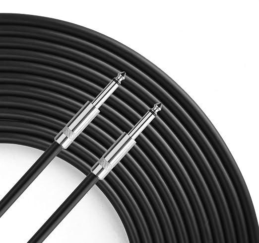 Pro 200 Feet 12AWG 1/4" to 1/4" Speaker Cable - 200ft 12 Gauge Speaker Wire Cord for Audio Amplifier - Single