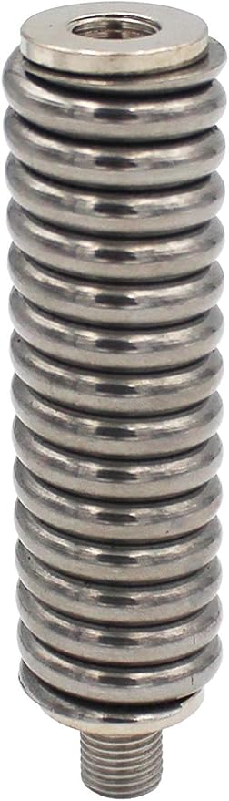 Prostick 2` Foot Fiberglass 1000 Watt - Black CB Radio Antenna with Heavy Duty Stainless Steel Spring