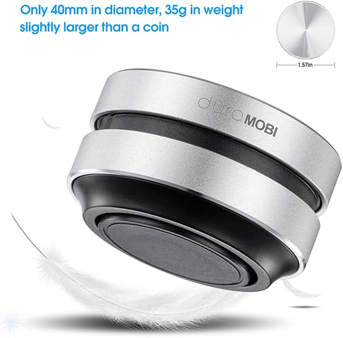 Wirelessly BT Mini Speaker Bone Conduction Wireless, Stereo Bass Sound Creative Portable Speaker Mini Size Music Player Built-in Mic Sound Box for Home,Outdoor,Travel