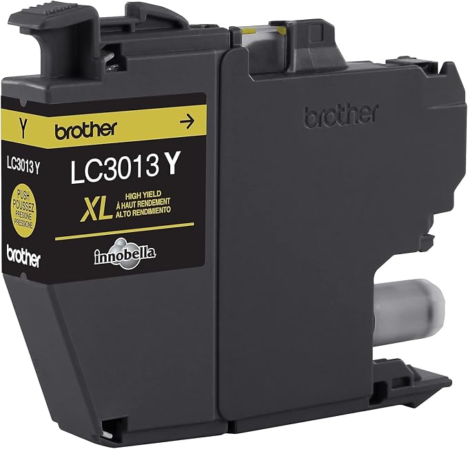 Brother Printer LC3013Y Single Pack Cartridge Yield Up To 400 Pages LC3013 Ink Yellow
