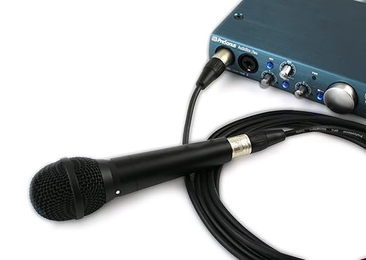 Gearlux XLR Microphone Cable, Fully Balanced, Male to Female, 6 Feet - 2 Pack