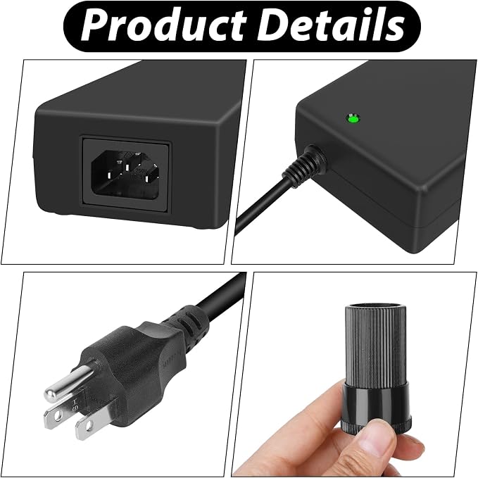for 12v Green Mountain Grills Converter Power Adapter Suitable for GMG P-1001 P-1295 P-1266