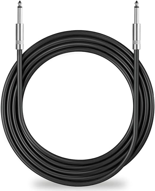 Pro 200 Feet 12AWG 1/4" to 1/4" Speaker Cable - 200ft 12 Gauge Speaker Wire Cord for Audio Amplifier - Single