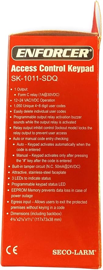 Seco-Larm Enforcer Access Control Keypad (SK-1011-SDQ)