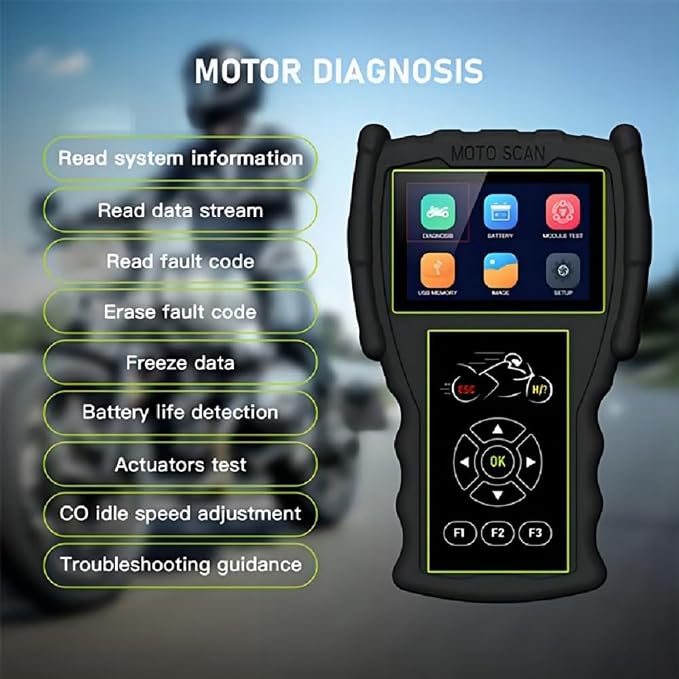 Original JDiag M100 Pro Motorcycle Scanner Professional Diagnostic Tool for Motorcycle (OBD Version)