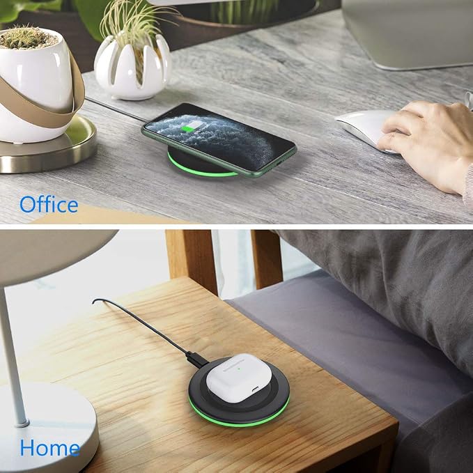 [3 Pack] Wireless Charging Pad with Quick Adapter