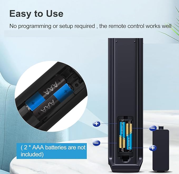 Universal TV Remote Control Compatible with All Sceptre TV Remote LED LCD HDTV