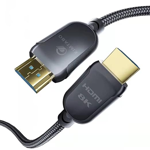 8K HDMI 2.1 Cable 10ft 48Gbps, Ultra High Speed HDMI Cable, 4K HD 120Hz 144Hz 2K 240Hz Gaming HDMI Cable 2.1 Certified, eARC HDCP 2.2&2.3 HDR 10+ Dolby Compatible with PS5/Xbox Series X/Apple TV 4K