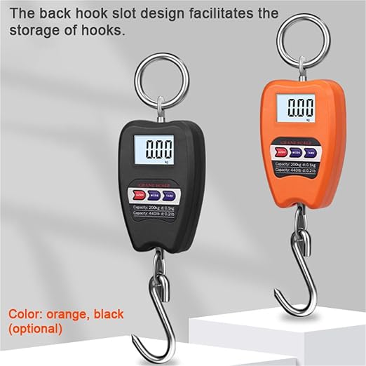 Luggage Weight Scale, Portable Electronic Luggage Scale Multifunctional Digital Scales LCD Display Travel High Accurate Handheld Weighing Tool,for Travel(Black)