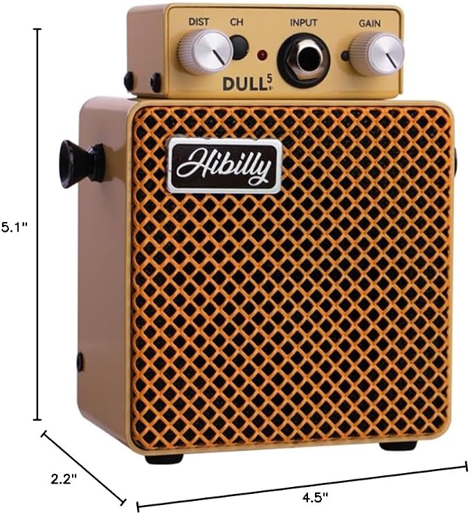 Mini Pocket Guitar Amplifier and Micro Amp for Professional Performances and Practice Sessions Color (Cream White - Dull 5)