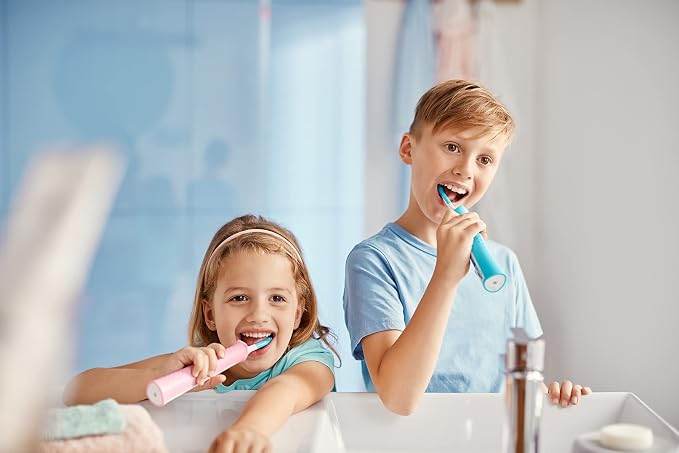 Philips Sonicare for Kids 3+ Bluetooth Connected Rechargeable Electric Power Toothbrushes, Interactive for Better Brushing