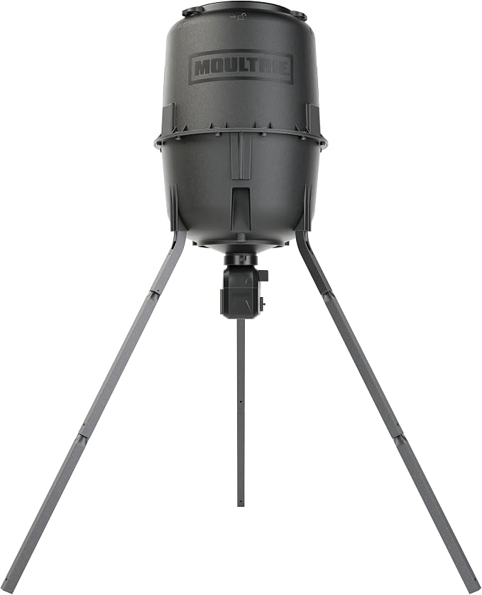 Moultrie 250 Lb Pro Hunter III Directional Feeder - Deer & Fish Pond, Bluetooth App Control, 10 Daily Feed Times, MFG-15105