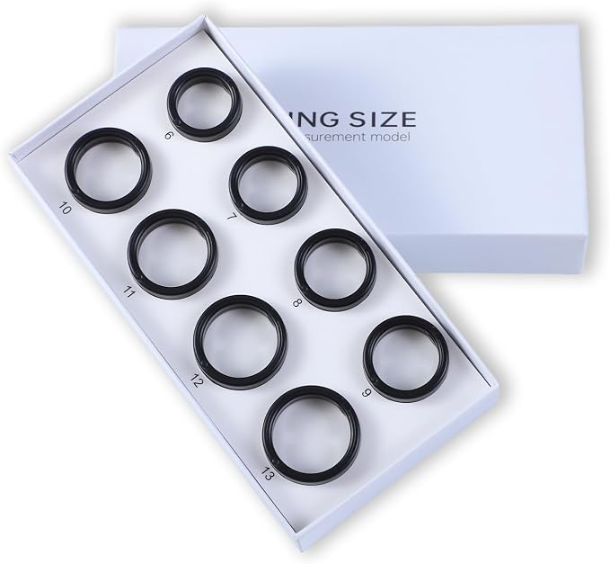 Smart Ring Sizing Kit - Ring Size Measurement Mold - 8 Sizes to Choose from -6 to 13 - Purchase Smart Ring can Refund Ring Size Mold fee