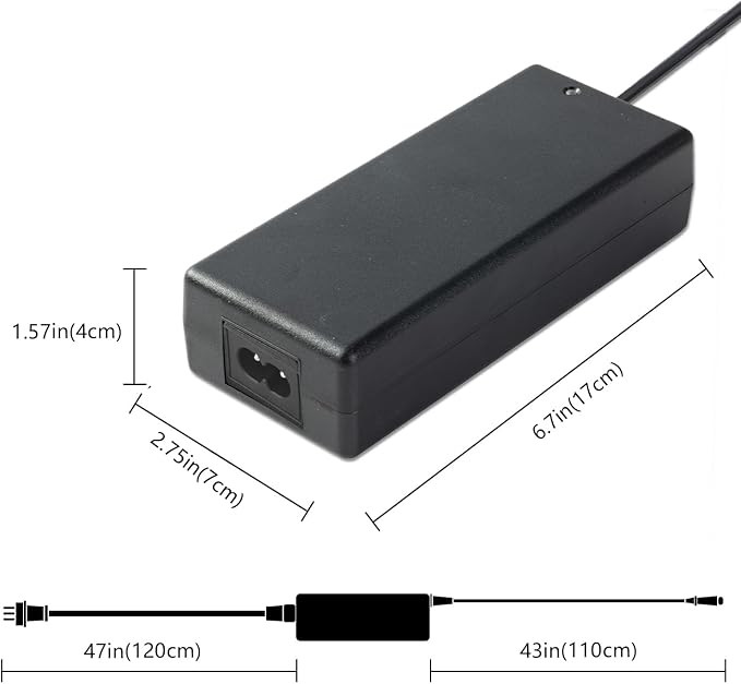 24V AC/DC Adapter for Samsung 27” Odyssey OLED G6 G60SD G60SF G61SD OLED Gaming Monitor LS27DG602SNXZA LS27DG610SNXZA A14024_TPN BN44-01024A 24 Volt 5.83A 140W Power Supply Cord Charger