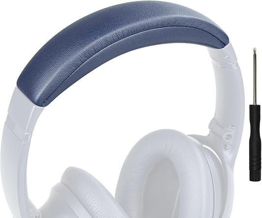 SOULWIT Headband Cover for Bose QuietComfort 45 (QC45)/QuietComfort SE (QC SE)/Quiet Comfort Wireless Headphones, Replacement Headstrap Pad Repair Part - Blue