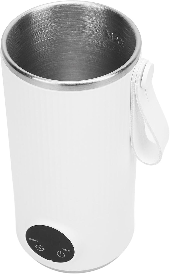 Electric Travel Kettle, Mini Portable Rechargeable Cordless Camping Kettle 6000mAh Small Hot Water Boiler 400ml Electric Kettles Steel