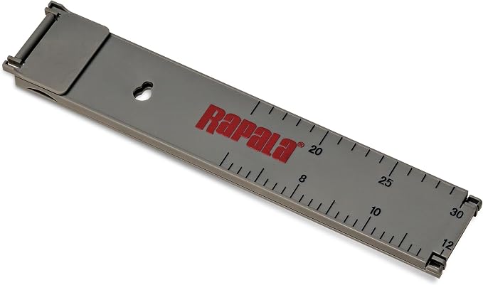 Rapala 24" Folding Ruler, Compact and Durable Fish Measuring Tool, Easy-to-Read Markings