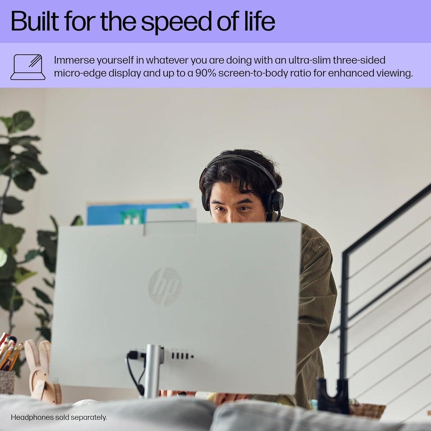 HP 27 Ultra 7 Business All-in-One Desktop, 27" FHD, Intel 12 Cores Ultra 7 155U (Beats Intel i7-1355U), 64GB DDR5 RAM, 2TB SSD, Wireless KB & Mouse, Wi-Fi 6, Windows 11 Pro