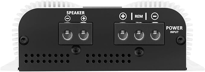 Taramps BASS 400 1 Ohm 1 Channel Mosfet Amplifier 400 Watts RMS, Monoblock, Crossover, Bass Boost, RCA/High Level Input, Class D, Car Audio, Monitor Level Remote/M1 Led Monitor, Great for Subwoofers