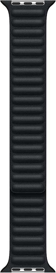 Apple Watch Band - Leather Link - (45mm) - Midnight - Medium/Large
