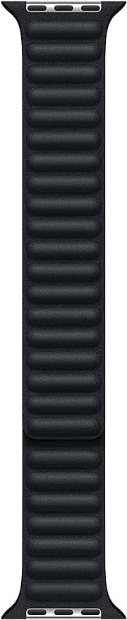 Apple Watch Band - Leather Link - (45mm) - Midnight - Small/Medium