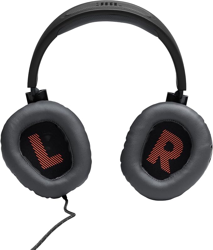 JBL Quantum 100 - Wired Over-Ear Gaming Headphones - Black,Large,(Pack of 4)