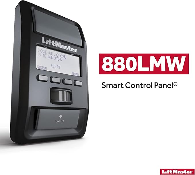 880LMW Smart Control Panel ONLY Compatible with LiftMaster MyQ formats Security+ 2.0 and LiftMaster Wi-Fi Garage Door Openers.