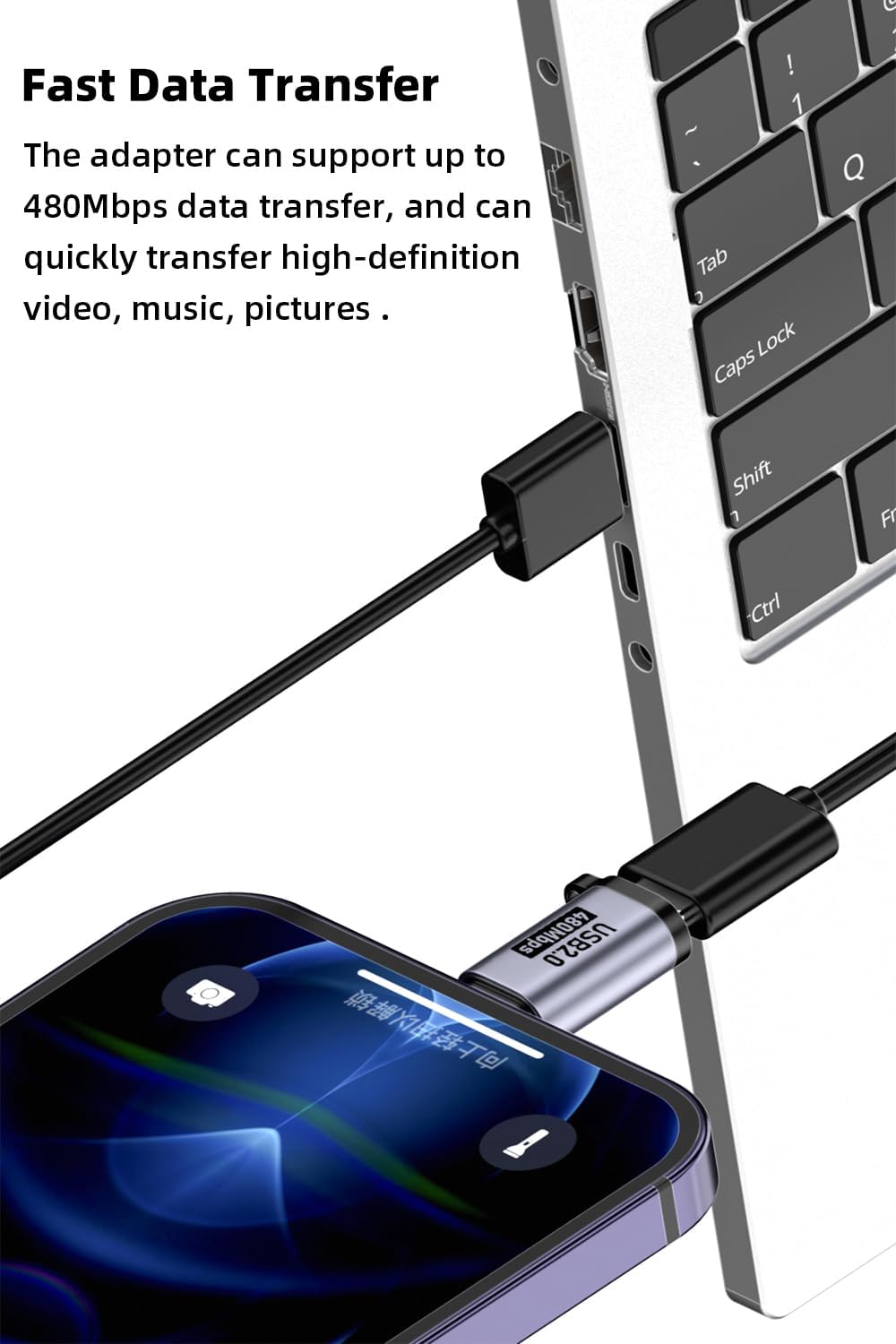 USB C/Lightning to Micro USB Adapter, Type C to Lightning Converter, USB C to Mini USB Connector (8 Pack)