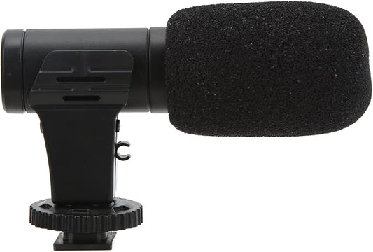 VBESTLIFE Universal 3.5mm Mobile Phone & Camcorder Camera Video Mic for Live Conference & Vlog