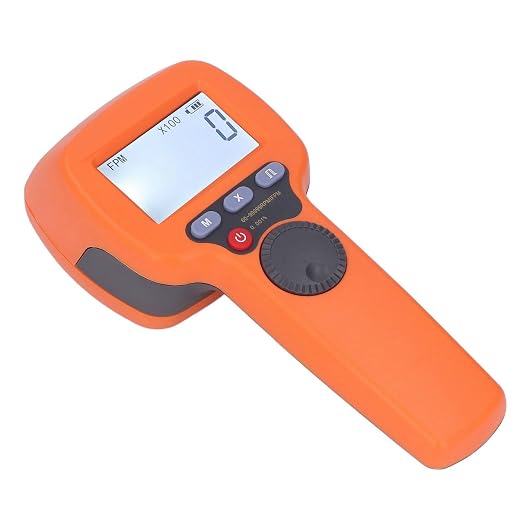 LED Stroboscope, Digital Handheld Stroboscope 60-99999 RPM Tach Tester Rechargeable Non Strobe Tachometer