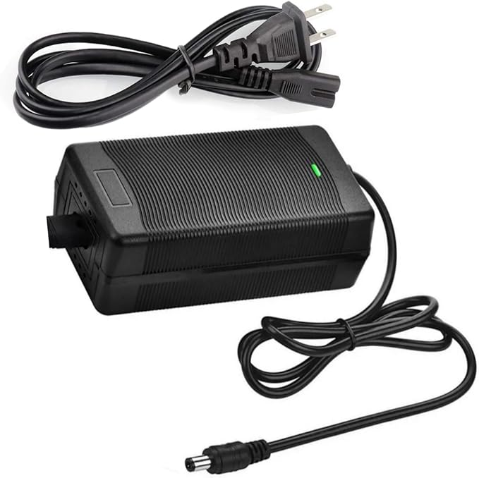 54.6V 2A Charger 5.5mm for 48V Battery Rad Power, Lectric XP 2.0 3.0, RadRunner RadRover, Himiway Cruiser, Aventon, Ecotric, Sondors, Hiboy, ViVi, Jasion eb7, 54.6 Volt 2 Amp w/Fan
