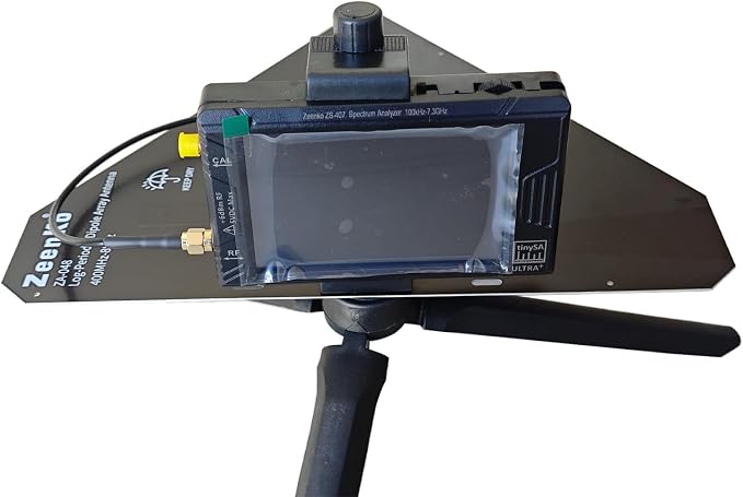 AURSINC ZA-048 LDPA Log-Periodic Dipole Array Antenna 400MHz-8GHz for Tinysa Ultra Spectrum Analyzer